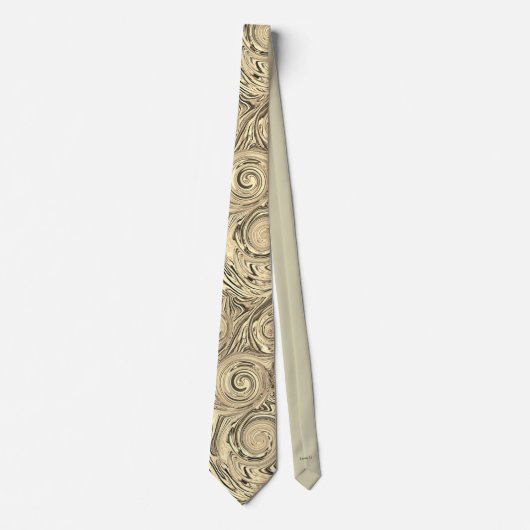 Necktie mit Coolen Wirbel Neck Ties Krawatte (Vorderseite)