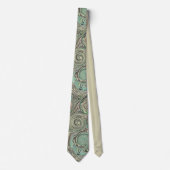 Necktie mit Coolen Wirbel Neck Ties Krawatte (Vorderseite)
