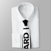 Necktie mit dem Logo "White and Pink Wayward" Krawatte (Gebunden)