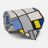 Necktie mit Mondrian-Inspiriert Design: Eine stilv Krawatte (Gerollt)