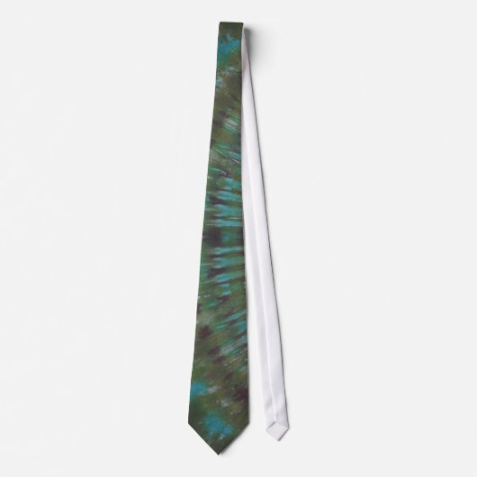 Necktie Necktie, nasse grüne Gefärbte Krawatte (Vorderseite)