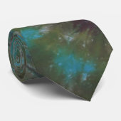 Necktie Necktie, nasse grüne Gefärbte Krawatte (Gerollt)