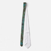 Necktie Necktie, nasse grüne Gefärbte Krawatte (Rückseite)
