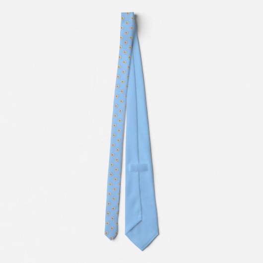 Necktie - New Daisy on Blue Krawatte (Rückseite)