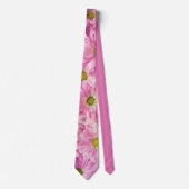 Necktie - Pink Gerbera Daisies Krawatte (Vorderseite)