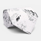 Necktie & Pocket Square Set für Männer Krawatte (Gerollt)