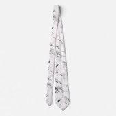 Necktie & Pocket Square Set für Männer Krawatte (Rückseite)