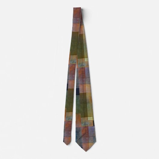 NECKTIE - Shades of Brown and more - Patchwork Krawatte (Rückseite)