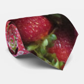 Necktie - Sommer Erdbeeren Krawatte (Gerollt)