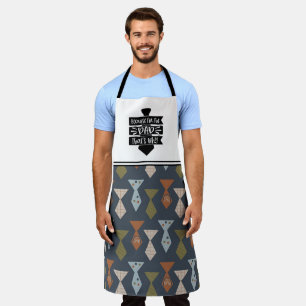 Necktie Vatertag Personalisierte Schürze
