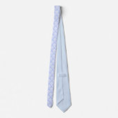 Necktie - Wedgewood Blue Damask Krawatte (Rückseite)
