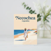 Necochea Argentinien Postkarte (Stehend Vorderseite)