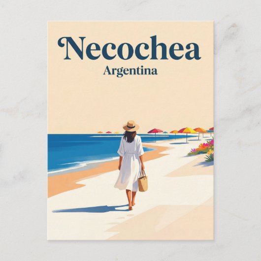 Necochea Argentinien Postkarte (Vorderseite)