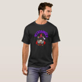 Necrohamster Necromancer Hamster Pet Wizard Roden T-Shirt (Vorne ganz)