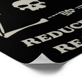 Necromancy Reanimate Funny Skelett m Poster (Ecke)