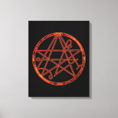 Necronomicon (burning) leinwanddruck (Vorderseite)