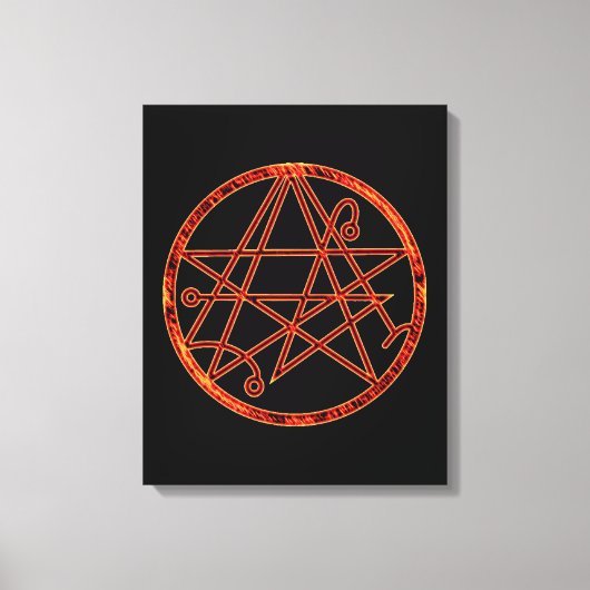 Necronomicon (burning) leinwanddruck (Vorderseite)