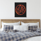 Necronomicon (burning) leinwanddruck (Insitu (Schlafzimmer))