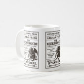 Necronomicon - Jetzt verfügbar bei Arkham Press Kaffeetasse (Vorderseite Links)