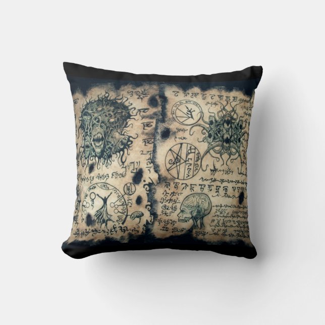 necronomicon Kissen (Vorderseite)