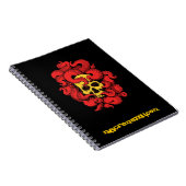 Necronomicon Notizbuch mit dem Schädel und den Notizblock (Rechte Seite)