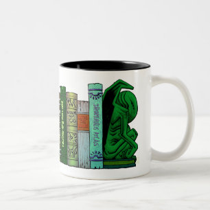 Necronomicon und andere Cthulhu Mythos Books Zweifarbige Tasse