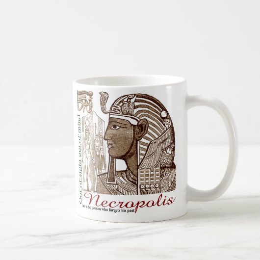 Necropolis aus Anblick aus SinnesTasse heraus Kaffeetasse (Rechts)