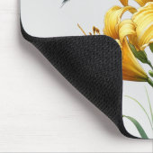 Nectar Blaster: Hummingbird & Lily Mousepad (Ecke)
