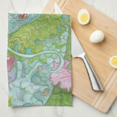 Nectar Dragon Geschirrtuch (Viertel Falte)