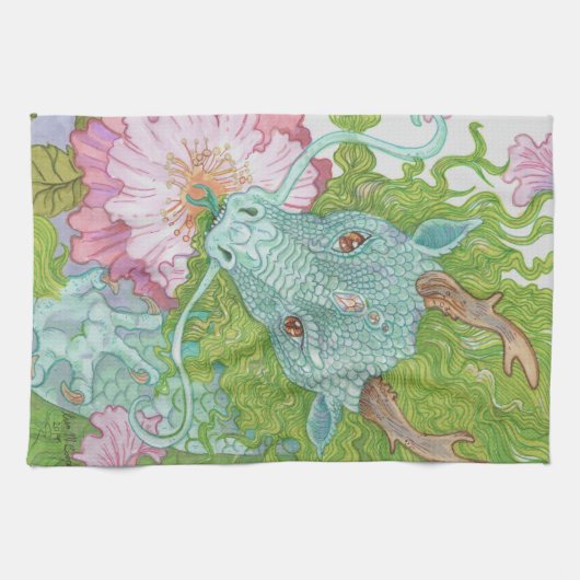 Nectar Dragon Geschirrtuch (Horizontal)