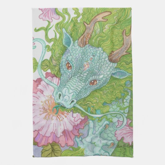 Nectar Dragon Geschirrtuch (Vertikal)