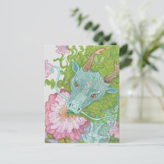 Nectar Dragon Postkarte (Stehend Vorderseite)