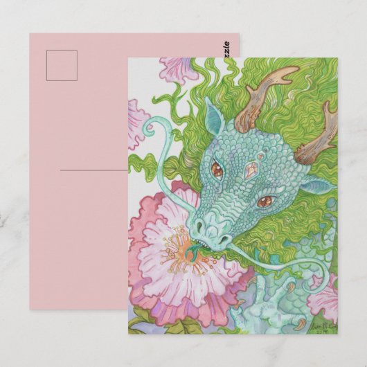 Nectar Dragon Postkarte (Vorne/Hinten)