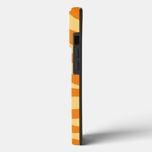 Nectarine Minimalistisch Tough Case iPhone (Rückseite / Links)