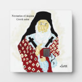 Nectarios von Ägina griechischer Heiliger Fotoplatte (Vorderseite)