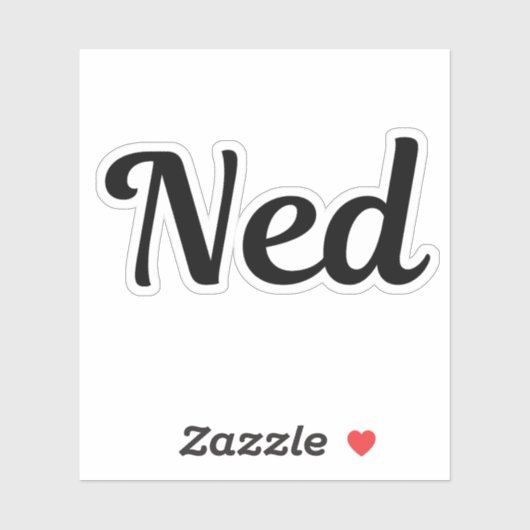 Ned Aufkleber (Blatt)
