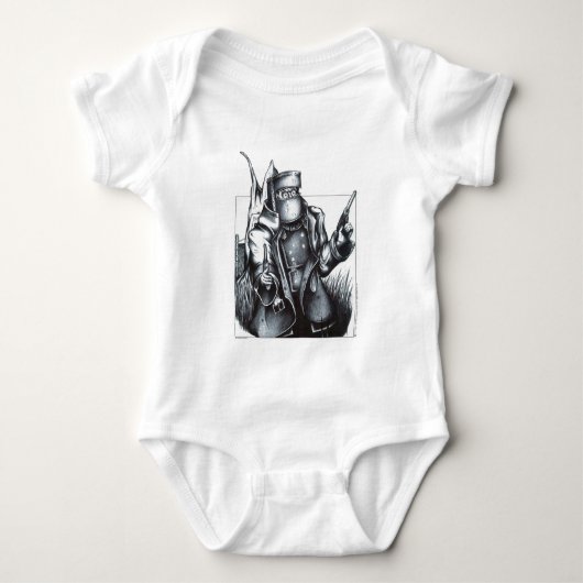 Ned Kelly Baby Strampler (Vorderseite)