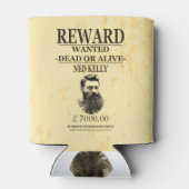 Ned Kelly Bushranger ⚔️ berühmtes australisches Ge Dosenkühler (Rückseite)