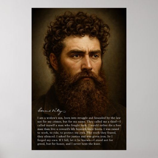 Ned Kelly: Das Testament der Ungesetzlichkeit Poster (Vorne)