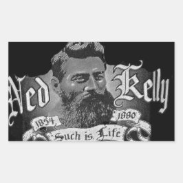 Ned Kelly - Eine australische Legende Rechteckiger Aufkleber