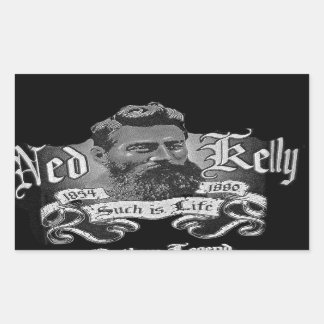 Ned Kelly - Eine australische Legende Rechteckiger Aufkleber