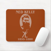 Ned Kelly Entwurf Mousepad (Mit Mouse)