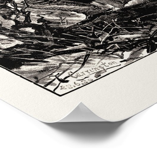 Ned Kelly macht den letzten Stand in Glenrowan Poster (Ecke)