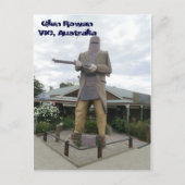 Ned Kelly Postkarte (Vorderseite)