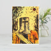 Ned Kelly, Solar Eclipse Feiertagskarte (Stehend Vorderseite)
