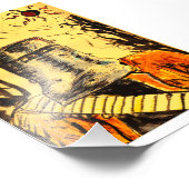 Ned Kelly, Solar Eclipse Fotodruck (Ecke)