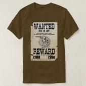 Ned Kelly Wollte Dead oder Alive Poster T-Shirt (Design vorne)