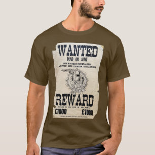 Ned Kelly Wollte Dead oder Alive Poster T-Shirt