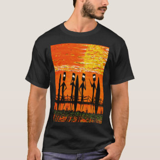 Ned Kellys Gang Surf Safari EJCairns T-Shirt