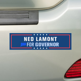Ned Lamont für den Gouverneur von Connecticut Autoaufkleber